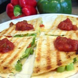 Grilled Pepper & Cheese Quesadilla