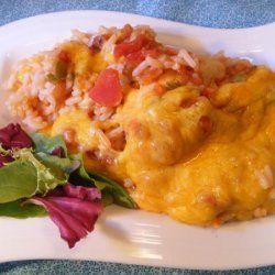 Zingy Salsa Chicken Casserole