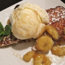 Bananas Foster Chimichangas