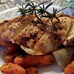 Honey Mustard Chicken With Roast Vegetables  Ww Aust. 5.5 Pnts