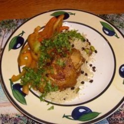Moroccan Chicken With Pistachio Couscous