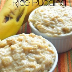 Banana  Rice Pudding