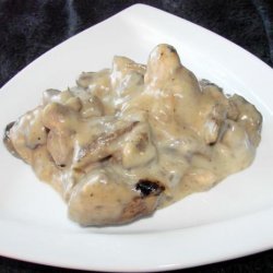 Creamy Liver and Mushroom Gravy