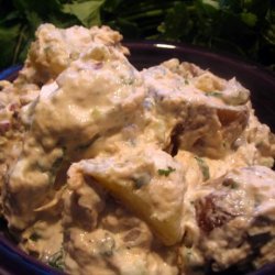 Salmon & Cilantro Potato Salad