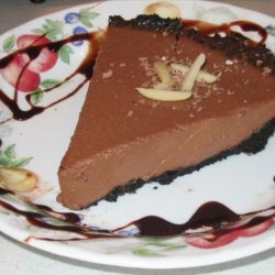 No-bake Chocolate Two Cheese Pie