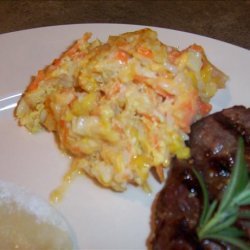 Easy One-Bowl Carrot Corn and Rice Bake