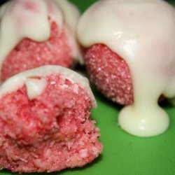 Strawberries and Cream Truffles