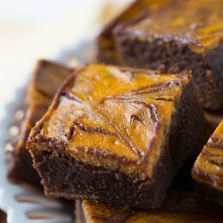 Pumpkin-Swirl Brownies