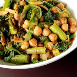 Chickpeas With Zucchini Curry