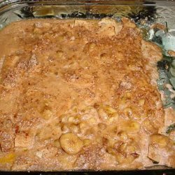 Apple, Banana Casserole With Almonds