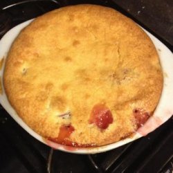 Cherry Rhubarb Cobbler