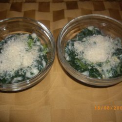 Light Creamed Lemon Spinach