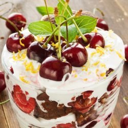 Chocolate Cherry Trifle Dessert