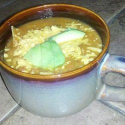 Vegetarian Pumpkin Tortilla Soup