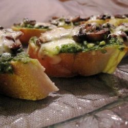 Portabella Pesto Bruschetta