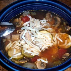 Low Carb Crock Pot Italian Vegetable Soup