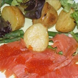 Smoked Salmon and Caviar Salad