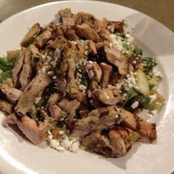 Chicken Orzo Salad With Goat Cheese