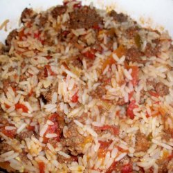 Spicy Rice With Ground Beef (One Dish Meal)