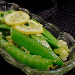 Lemony Sugar Snap Pea Stir-Fry