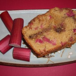 Rhubarb Streusel Bread