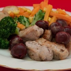 Pork Medallions With Cherry Sauce