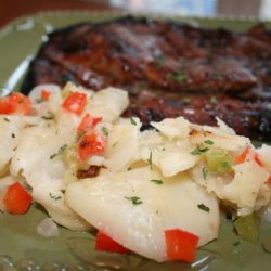 Grilled Cheesy Potatoes