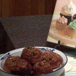 Sticky Pecan Upside-Down Cupcakes