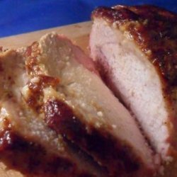 Roasted Pork Tenderloin With Apricot Mustard Glaze