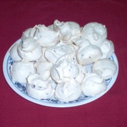 Chocolate Chip Meringues (using powdered egg whites)