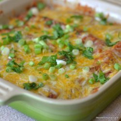 Cheese and Onion Enchiladas