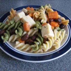 Zesty Italian Pasta Bean Salad