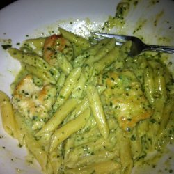 Creamy Pesto Shrimp/ or Chicken