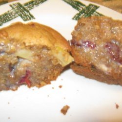 Apple Cranberry Walnut Muffins