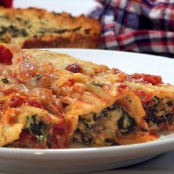 Cheesy Spinach Manicotti