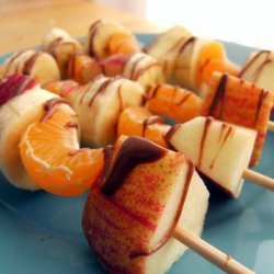 Chocolate Fruit Kebabs (Diabetic)