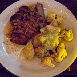 Sweet Potato Smothered Pork Chops