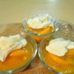 Sliced Peaches in Lime Rum Sauce (Diabetic)