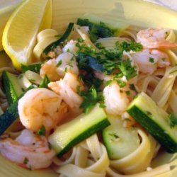 Olive Garden   Fettuccine With Shrimp & Zucchini