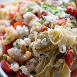 Greek Shrimp Scampi