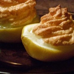 Meringue Pie in a Lemon (Individual Servings).