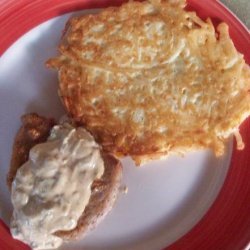 Pan-Fried Pork With Celeriac-Potato Cakes