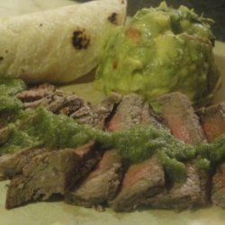 Brazilian Marinated Steaks With Chile Lime Sauce