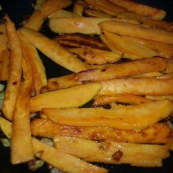 Pan Fried Sweet Potatoes