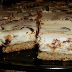 Nutella Swirl Sugar Cookie Cheesecake Squares