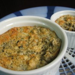 Herbed Eggplant (Aubergine) Souffle