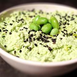 Cilantro Edamame Hummus