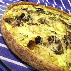 Artichoke, Mushroom and Parma Ham Tart