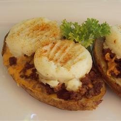 Chili Cheese Potato Skins