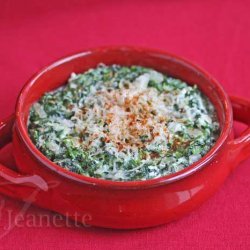 Healthier Hot Artichoke and Spinach Dip II